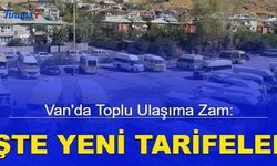 Van'da toplu ulaşıma zam: İşte yeni tarifeler 2023