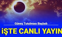 Ve Beklenen An Geldi: Güneş Tutulması Başladı İşte NASA Canlı Yayın