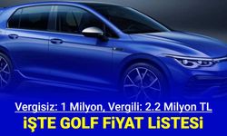 Volkswagen Golf vergili ve vergisiz fiyat listesi