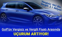 Volkswagen Golf vergili ve vergisiz fiyatı arasında uçurum var!