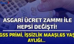 Yeni Asgari Ücret Zammı İle Hepsi Değişti: Kıdem Tazminatı, GSS Primi, İşsizlik Maaşı, 65 Yaş Aylığı...
