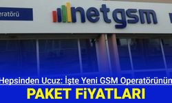 Yeni çıkan GSM operatörü Netgsm'nin paket fiyatları belli oldu