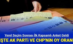 Yerel seçimler sonrası ilk kapsamlı anket yapıldı: İşte CHP ve AK Parti'nin oy oranı