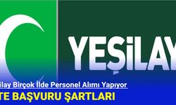 Yeşilay Birçok İlde Personel Alımı Yapıyor