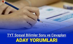 YKS TYT Sosyal Bilimler aday yorumları: Tarih, Coğrafya, Felsefe, Din Kültürü soru ve cevapları kolay mıydı zor muydu 2024