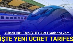 Yüksek Hızlı Tren (YHT) bilet fiyatlarına zam geldi