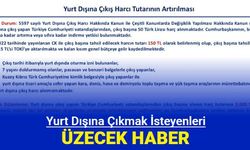 Yurt dışı çıkış harcına 20 kat zam