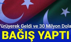 Yürüyerek geldi: Depremzedeler için 30 milyon Dolar bağış yaparak sessiz sedasız gitti
