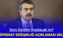 Yusuf Tekin'den müfredat değişikliği açıklaması: Ders süreleri kısalacak mı?