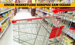 Zincir Marketlere Sebepsiz Zam Cezası!