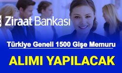 Ziraat Bankası 81 Şehre 1500 Gişe Memuru Alımı Yapacak: İşte Servis Görevlisi Alımı Başvurusu 2022