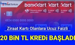 Ziraat Bankası müşterisi olanlara ucuz faizli 20 bin TL kredi: İşte hesaplama