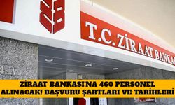 Ziraat Bankası'na 460 Personel Alınacak! İşte Ayrıntılar