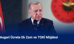 Cumhurbaşkanı Erdoğan'dan asgari ücrete ek zam ve TOKİ konut müjdesi