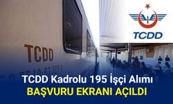 TCDD sürekli işçi alımı başvurusu İŞKUR'da başladı