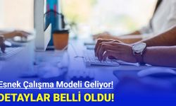 Esnek çalışma modeli geliyor! Detaylar belli oldu