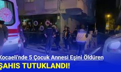 Kocaeli'nde eşini öldüren şahıs, tutuklandı