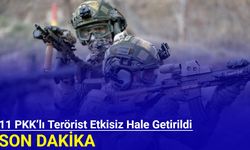 Son dakika: 11 PKK’lı terörist etkisiz hale getirildi