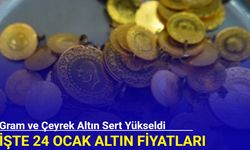 Altın fiyatları sert yükseldi: İşte 24 Ocak altın fiyatları