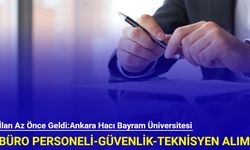 Ankara Hacı Bayram Üniversitesi 26 personel alımı yapacak