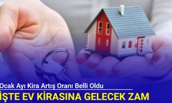 Ocak ayı kira artış oranı belli oldu