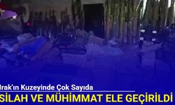 Irak'ın kuzeyinde çok sayıda silah ve mühimmat ele geçirildi