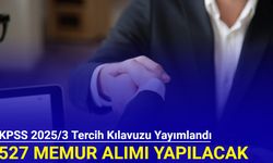 KPSS 2025/3 tercih kılavuzu yayımlandı