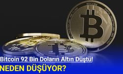 Bitcoin 92 bin doların altına kadar düştü