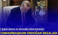 Cumhurbaşkanı Erdoğan'ın atama ve görevden alma kararları yayımlandı