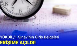 YÖKDİL/1 Sınav Giriş Belgeleri Erişime Açıldı