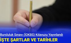 Bursluluk sınavı (İOKBS) kılavuzu yayınlandı