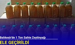 Balıkesir'de 1 ton sahte zeytinyağı ele geçirildi