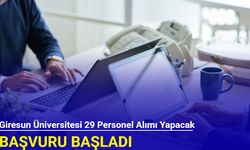 Giresun Üniversitesi 29 personel alımı yapacak