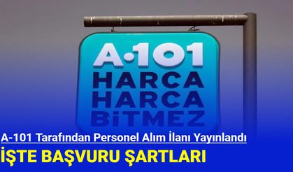 A-101 2025 personel alım ilanını yayınladı