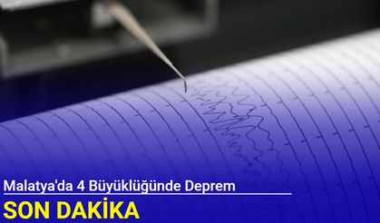 Malatya'da 4 büyüklüğünde deprem