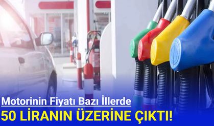 Motorin fiyatları gelen zamla fırladı