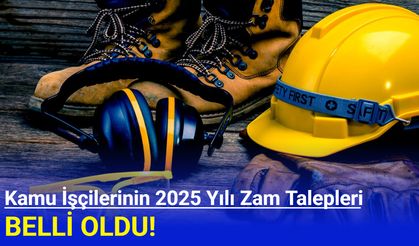 Kamu işçilerinin zam talebi belli oldu