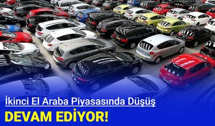 İkinci el araç piyasasında düşüş devam ediyor