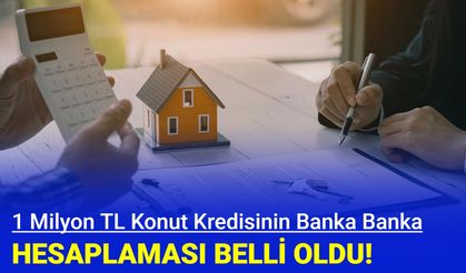 1 milyon TL konut kredisi çeksem ne kadar öderim?