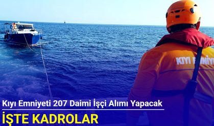 Kıyı Emniyeti 207 daimi işçi alımı yapacak: İşte kadrolar 2025