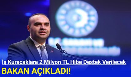 Girişimcilere 2 milyon TL hibe destek verilecek