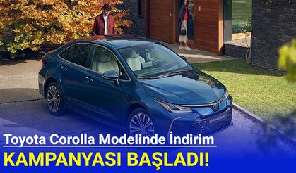 Toyota Corolla Modelinde İndirim Kampanyasını Başlattı! Mart 2025