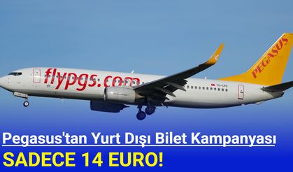 Pegasus'tan yurt dışı uçak bileti kampanyası