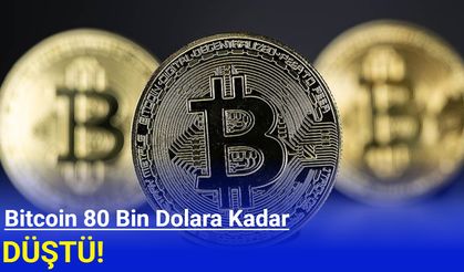 Bitcoin 80 bin dolara kadar düştü