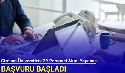 Giresun Üniversitesi 29 personel alımı yapacak