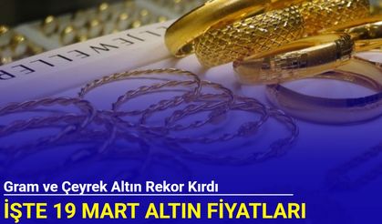 Gram ve çeyrek altın rekor kırdı