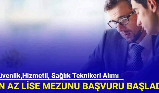 Güvenlik, hizmetli, sağlık teknikeri alımı: Mersin Üniversitesi 70 sözleşmeli personel alımı yapacak