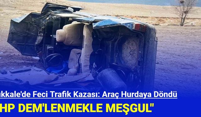 Kırıkkale'de Feci Trafik Kazası: Araç Hurdaya Döndü