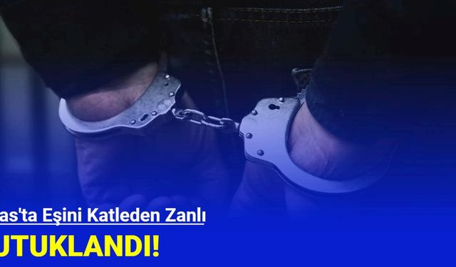 Sivas'ta Eşini Katleden Zanlı Tutuklandı