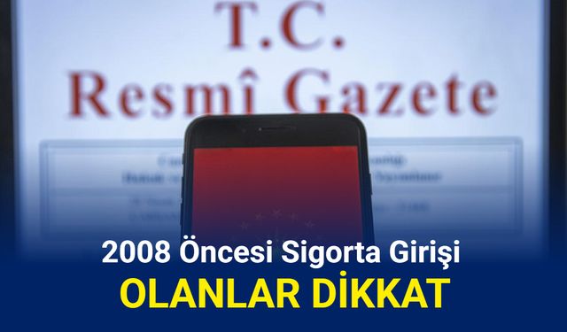 2008 öncesi sigorta girişi olanlar: Bu şartlarda maaş alabilecek